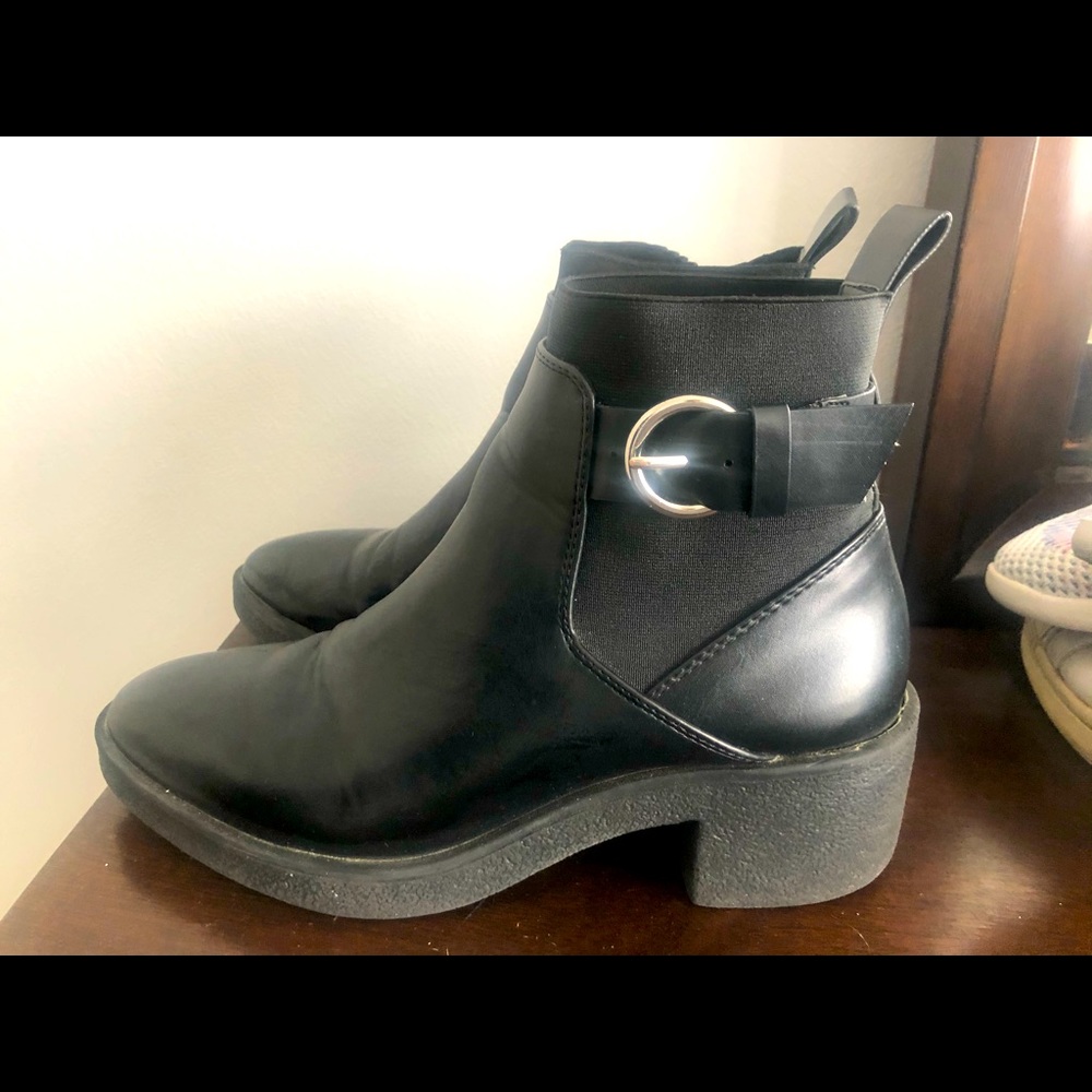 Zara black boots